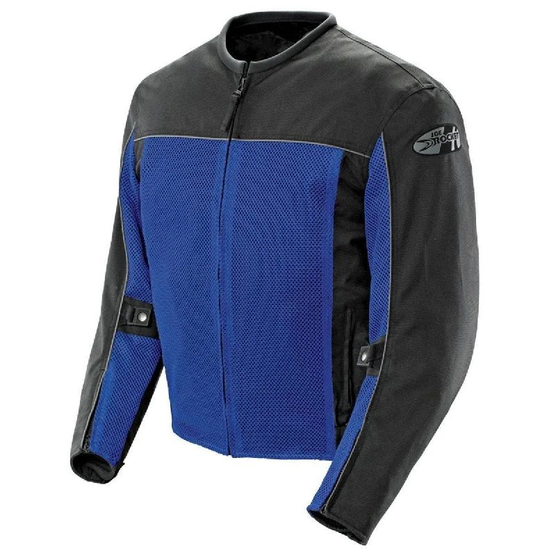 Price Slash Joe Rocket 'Velocity' Mens Blue/Black Mesh Motorcycle Jacket