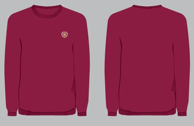 Instant Deal 2024 Maroon Crew Neck Jumper
