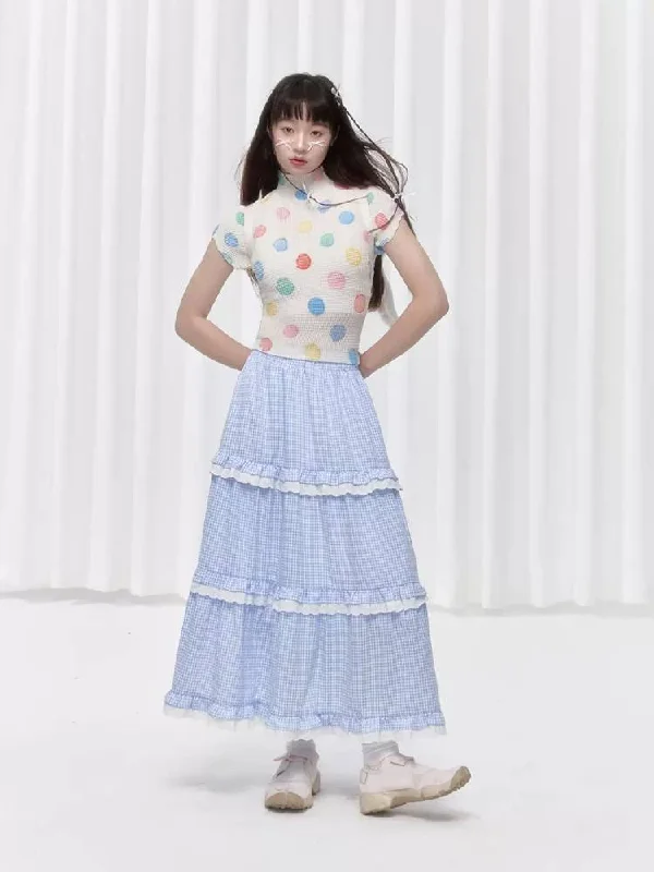 Markdowns Plaid sweet skirt【s0000008035】