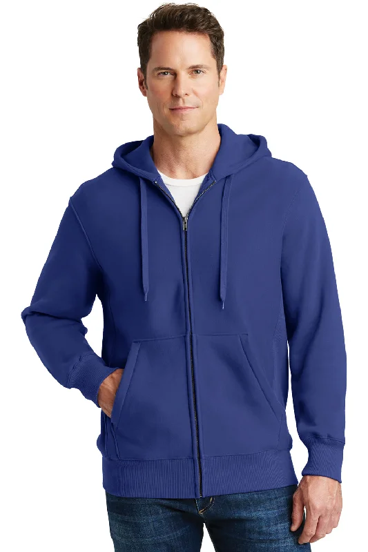 Weekend Discounts to Enjoy Sport-Tek Mens Fleece Full Zip Hooded Sweatshirt Hoodie w/ Pockets - Royal Blue Weekend Discounts to Enjoy Sport-Tek Mens Fleece Full Zip Hooded Sweatshirt Hoodie w/ Pockets - Royal Blue