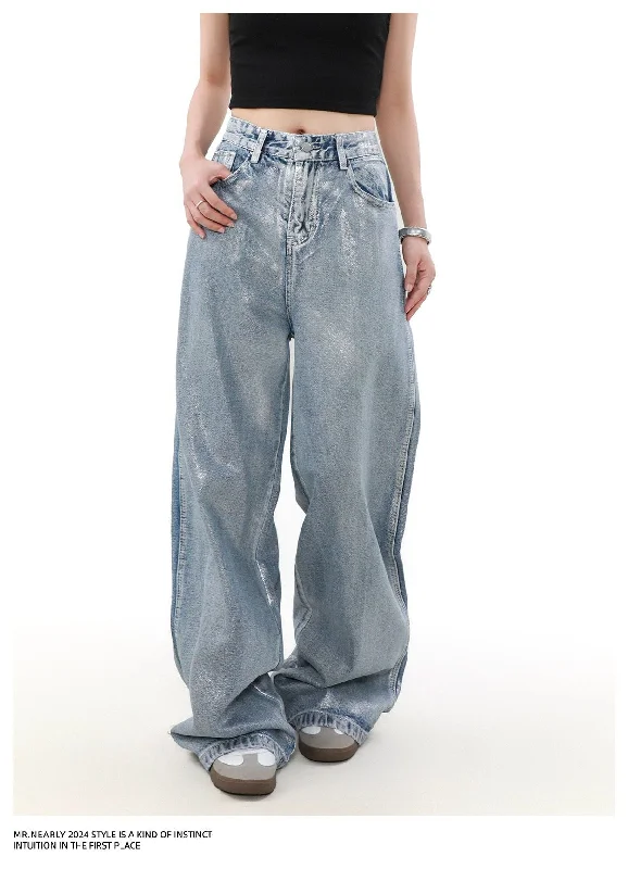 Savings Event Faded Paint Splashed Jeans