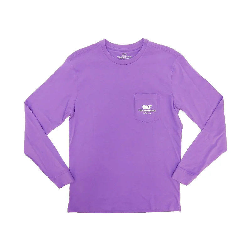 Don't Wait Vineyard Vines Eggplant Purple Long Sleeve Shirt