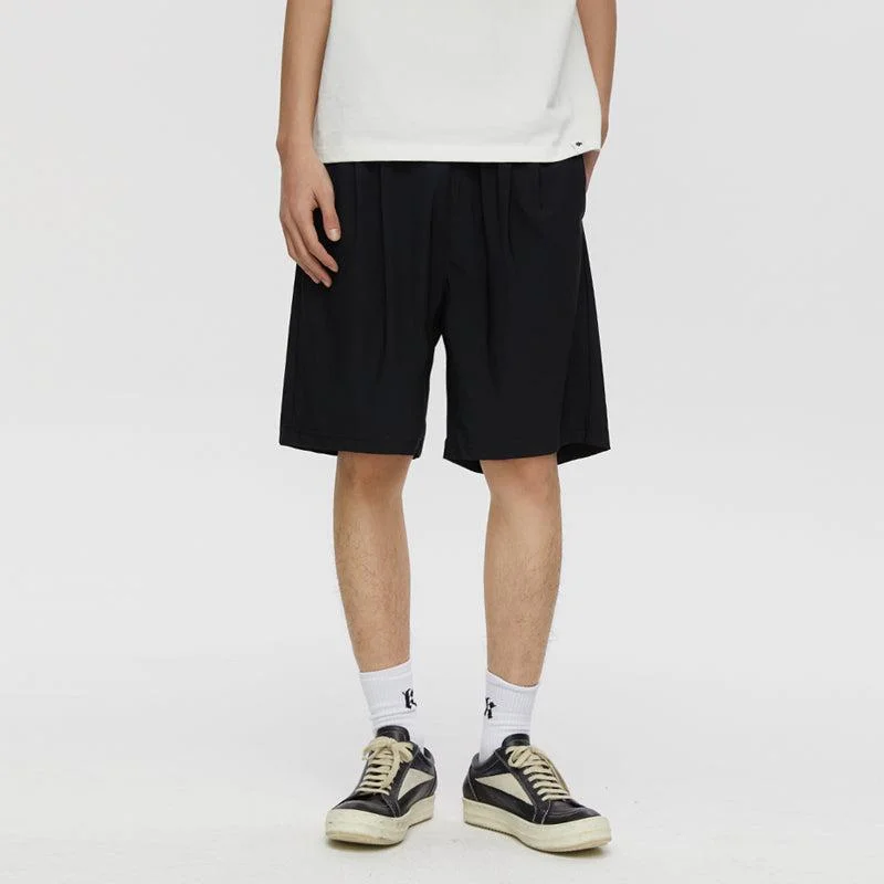 Weekend Deals That Spark Solid Color Loose Shorts