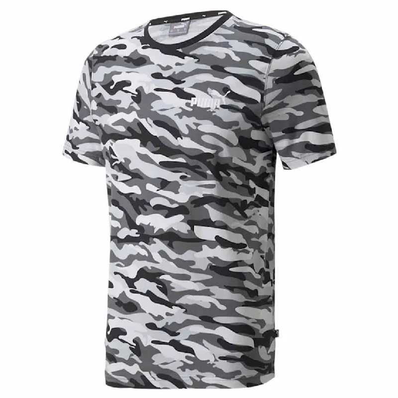Now or Never Puma - Men's Essential Camo All Over Print T-Shirt (848561 01)