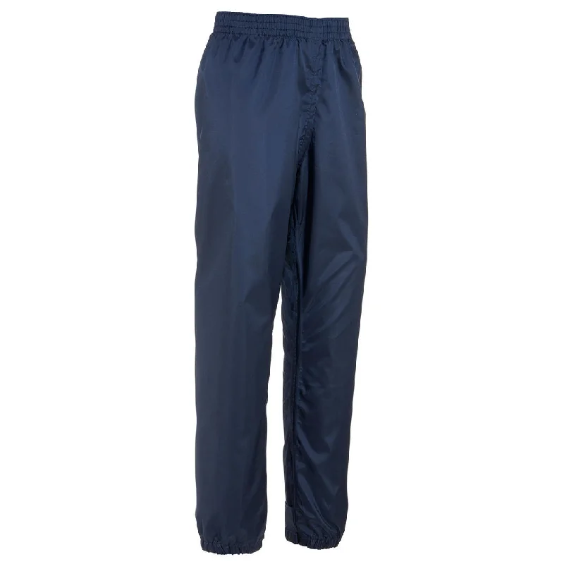 Discount Mania Kids' Hiking Waterproof Overtrousers MH100 7-15 Years - Navy Blue