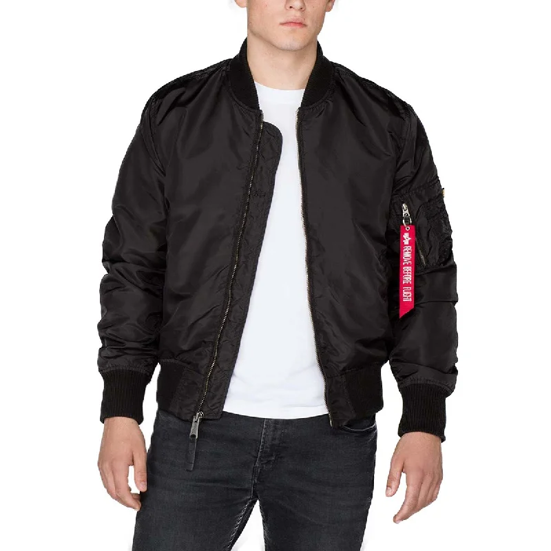 Year-End Sale Alpha Industries MA-1 TT Flight Jacket Black