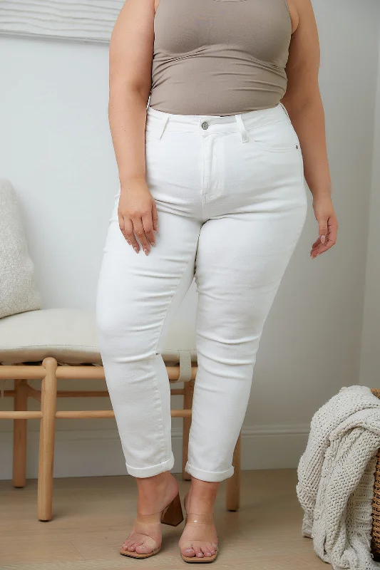 Weekend Savings Fiesta Cheryl High Rise Cuffed Boyfriend Jeans