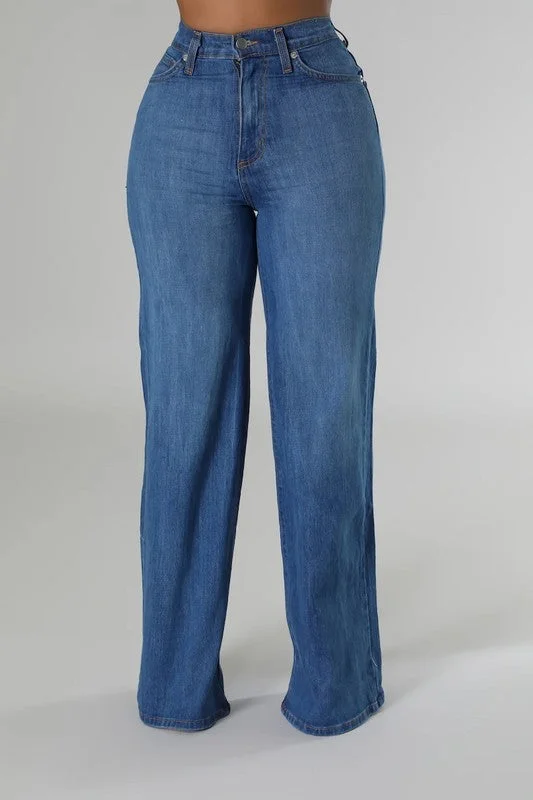 Today’s Special Wide Leg Jean in Medium Wash