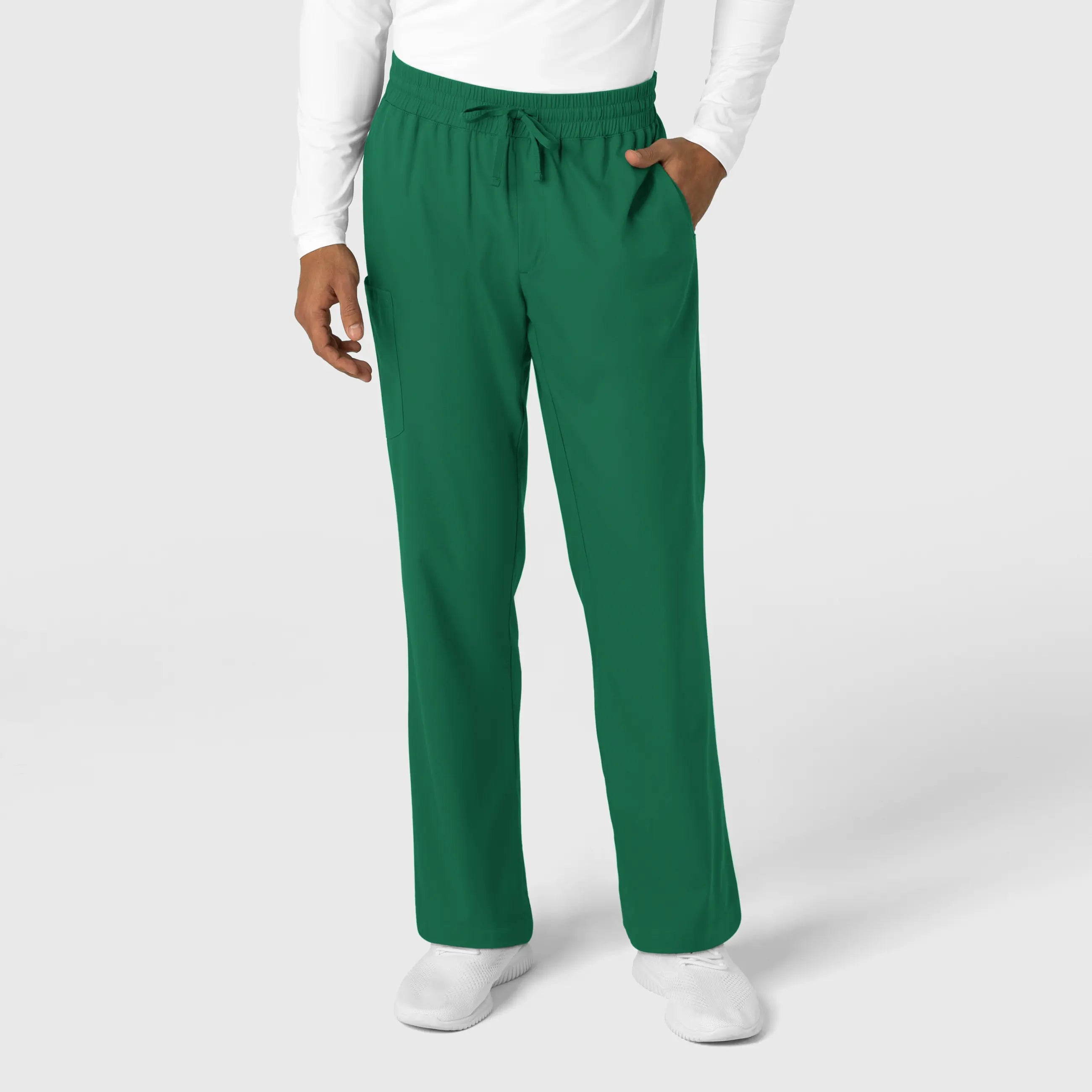 Closeout Wink Men's Straight Leg Scrub Pant - Hunter