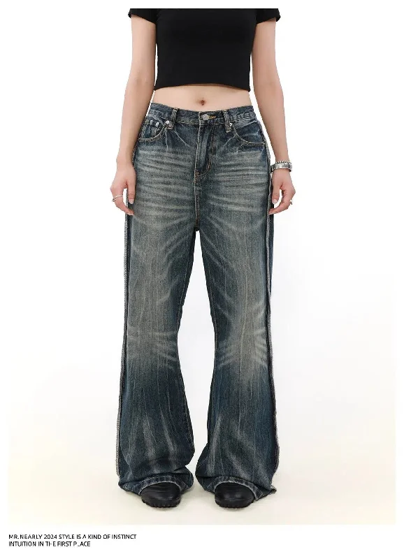Weekend Bargains to Love Multi-Cat Whisker Flared Jeans
