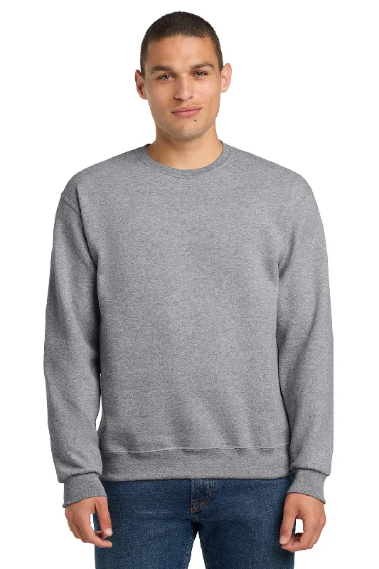 Buy Today Jerzees Mens NuBlend Fleece Crewneck Sweatshirt - Heather Grey