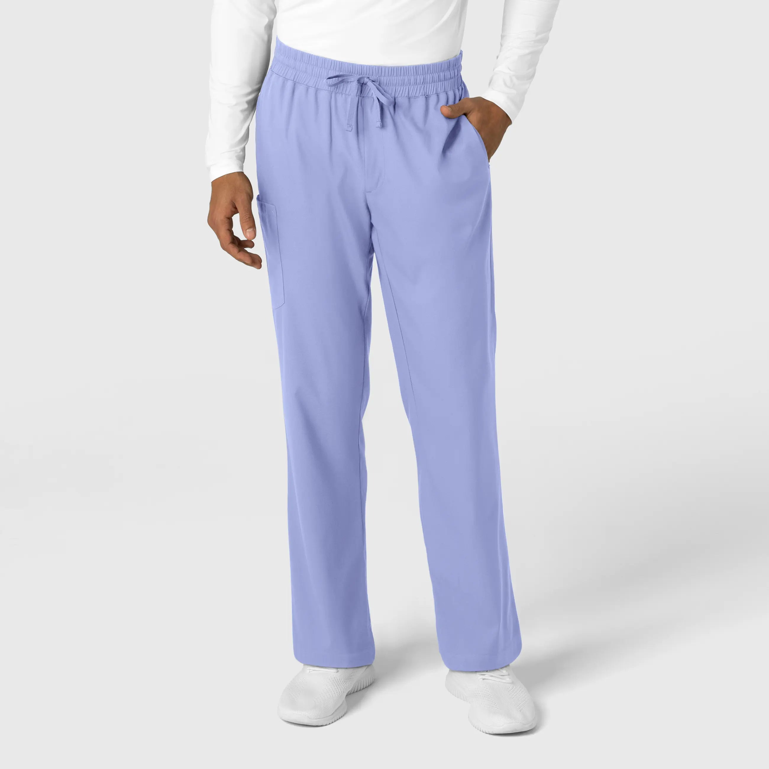 Savings Event Wink Men's Straight Leg Scrub Pant - Ceil Blue