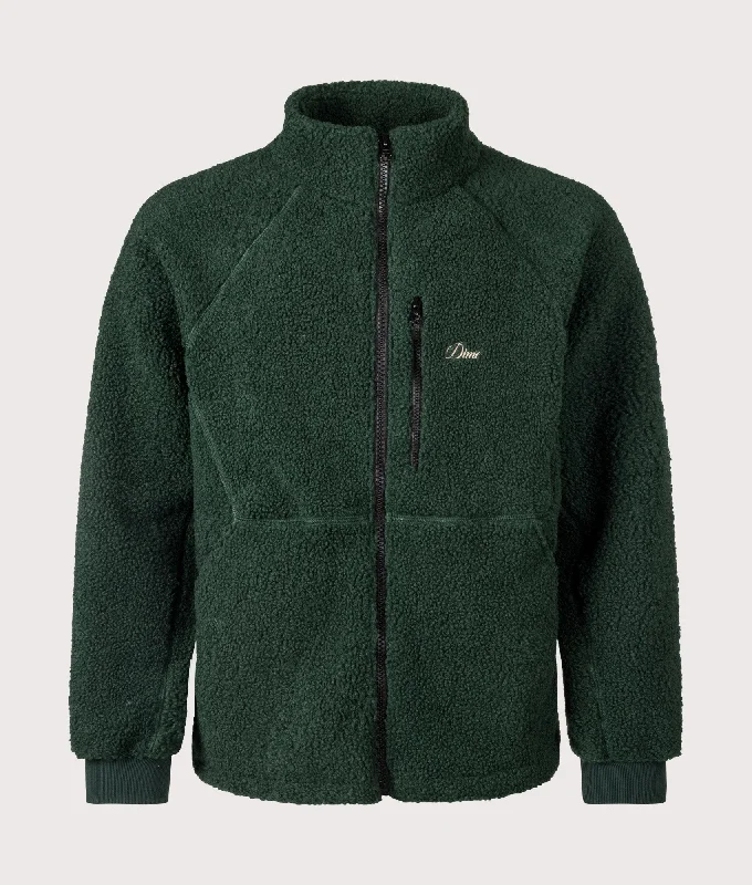 Overstock Zip Through Polar Fleece Sherpa