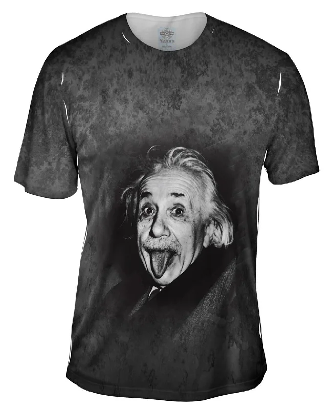 Shop and Save Albert Einstein Sticks Out His Tongue