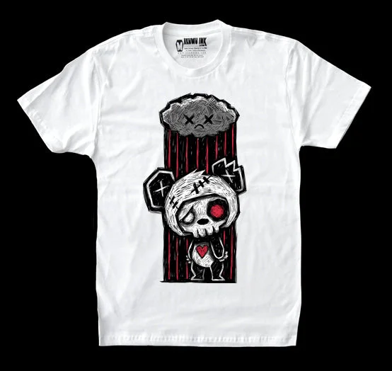 Quick Deals A Bad Day Men White Tshirt