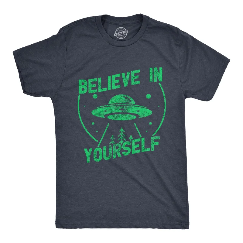 Weekend Deal Believe In Yourself UFO Men's T Shirt