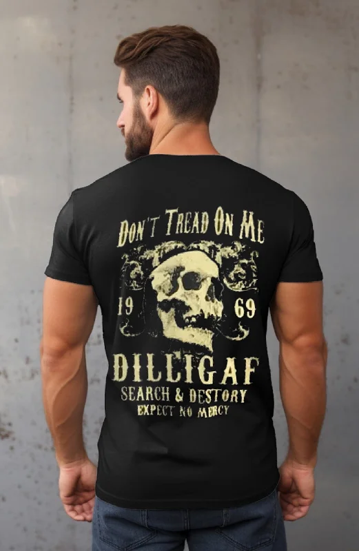 Lowest Price Don't Tread on Me Skull Tee