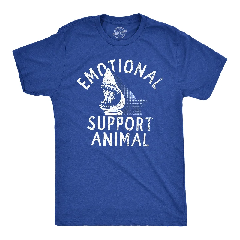 Fantastic Offers Emotional Support Animal Shark Men's T Shirt
