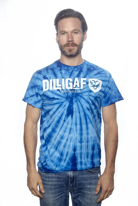 Super Sale Blue Swirled Dilligaf T-shirt