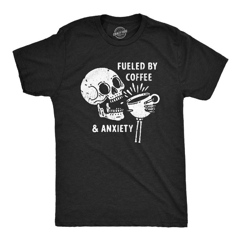 Steals and Deals Fueled By Coffee And Anxiety Men's T Shirt