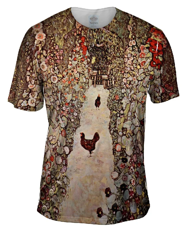 Savings Galore Gustav Klimt -"Garden with Roosters" (1917)