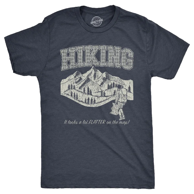 Weekend Bargains to Savor Hiking It Looks A Lot Flatter On The Map Men's T Shirt