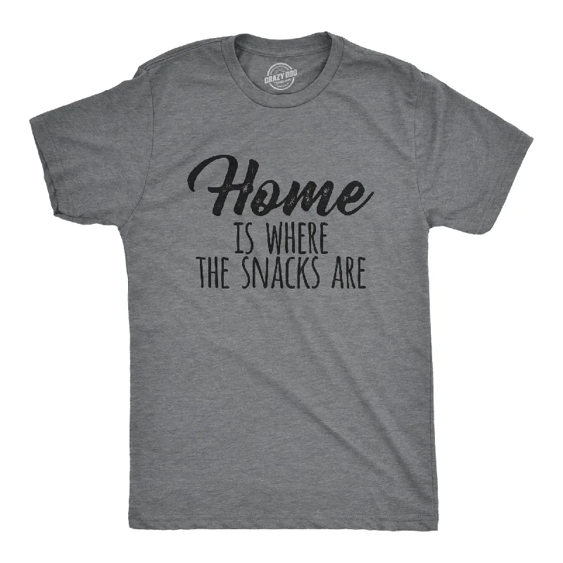 Huge Savings Home Is Where The Snacks Are Men's T Shirt