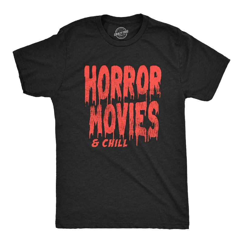 Weekend Savings Bonanza Horror Movies And Chill Men's T Shirt