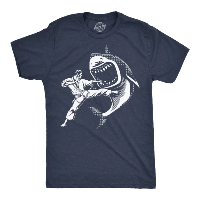 Weekend Bargains to Indulge In Karate Kicked Shark Men's T Shirt