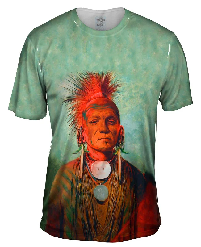 Price Break Native American Art - "See Non Ty A An Iowa Medicine Man" (1844)
