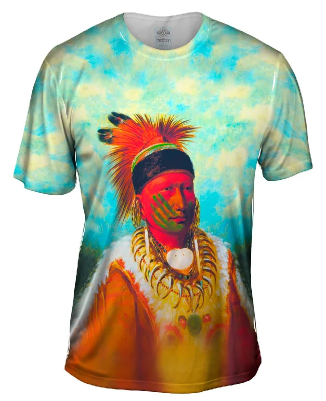Weekend Discounts to Love Native American Art - "The White Cloud Head Chief Of The Iowas" (1844)
