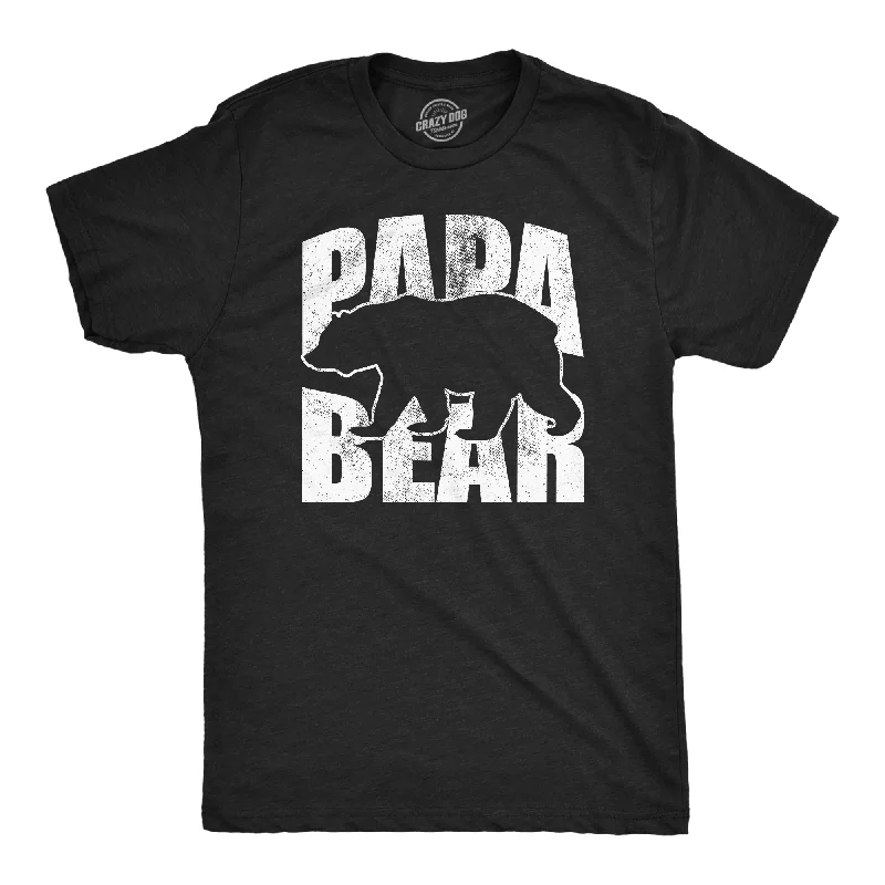 Weekend Savings Spree Papa Bear Silhouette Men's T Shirt