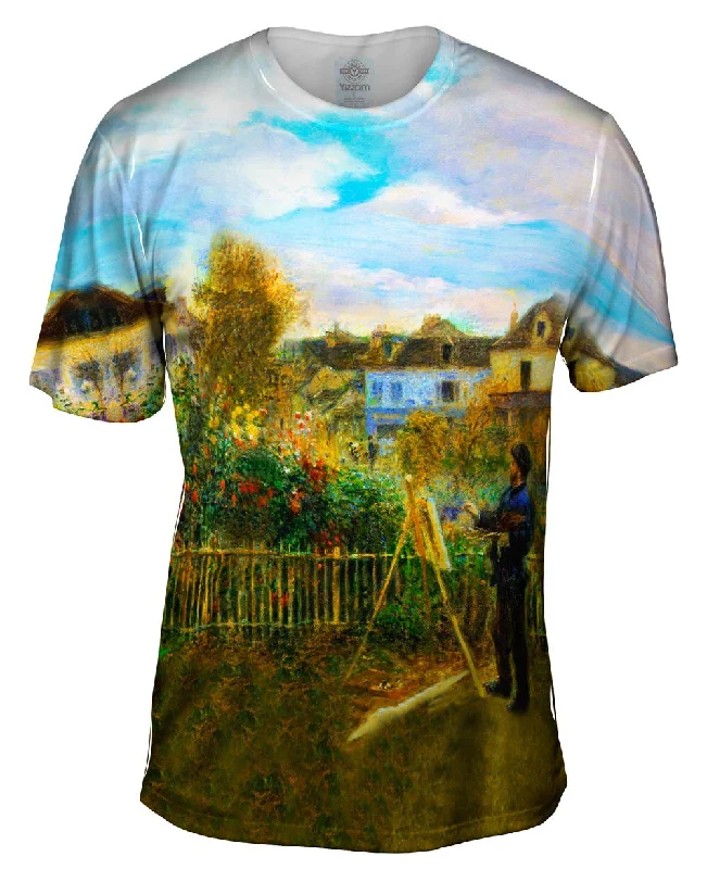 Pay Less Pierre Auguste Renoir - "Claude Monet Painting In His Garden At Argenteuil" (1873)