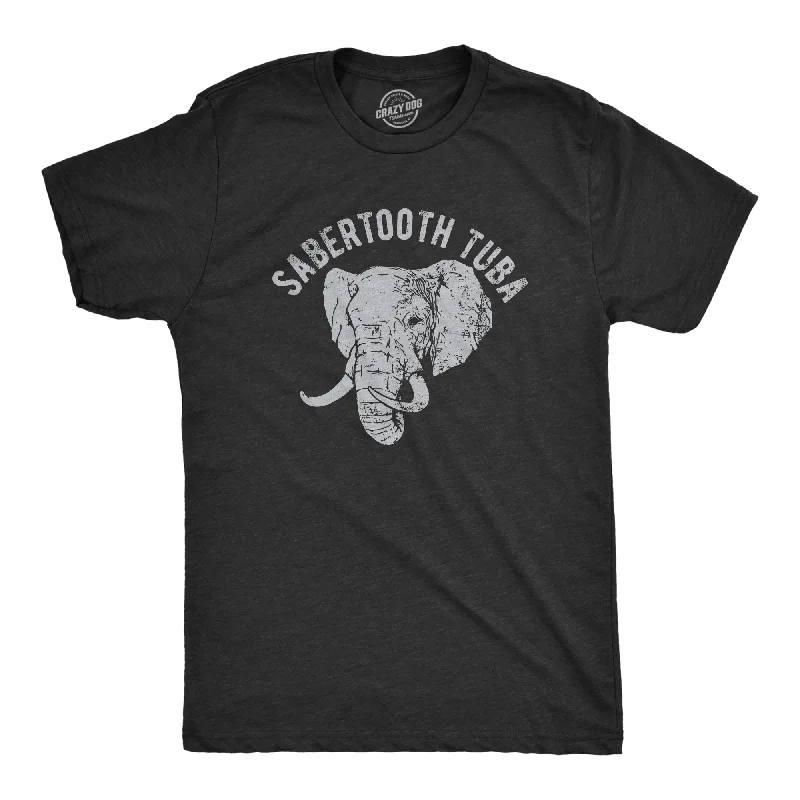 Final Clearance Sabertooth Tuba Men's T Shirt