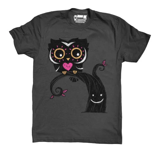 Special Savings The Night Owl Men Grey Tshirt