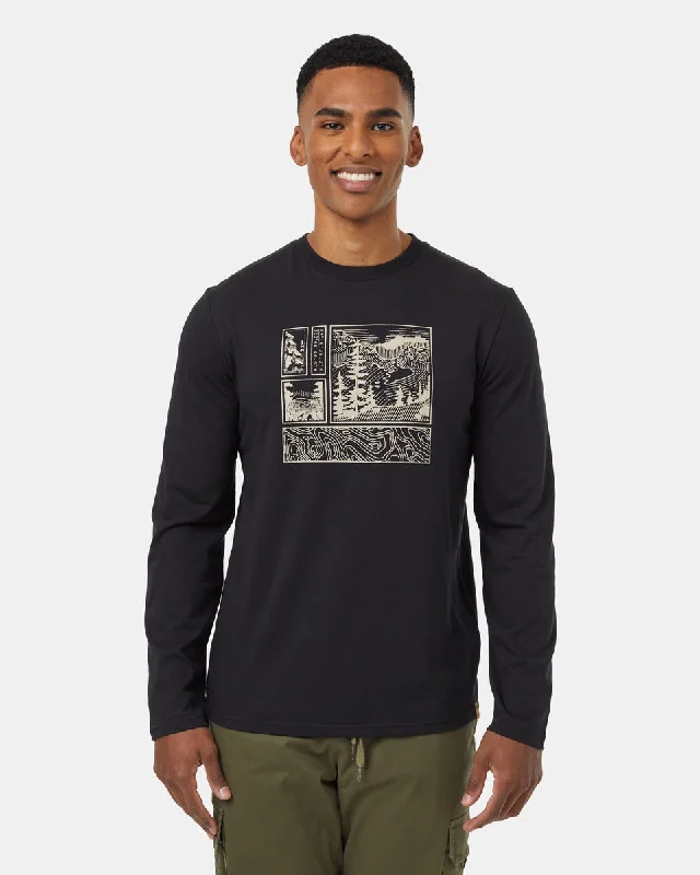 Super Savings Topography Stamp Longsleeve